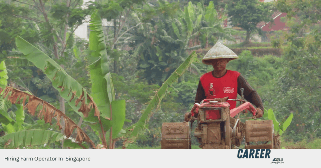 Hiring Farm Operator In Singapore
